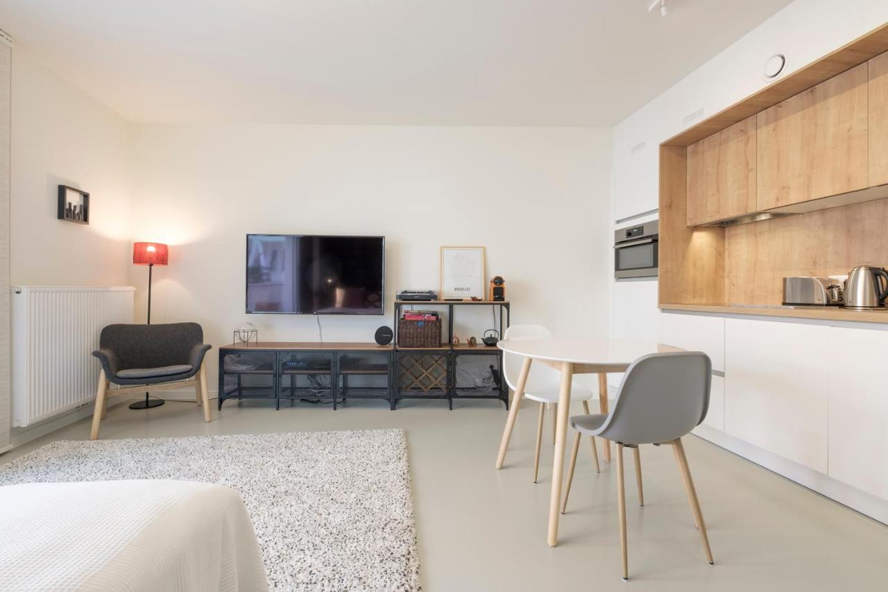Ferienwohnung Mini Loft With Terrace Brüssel Exterior foto