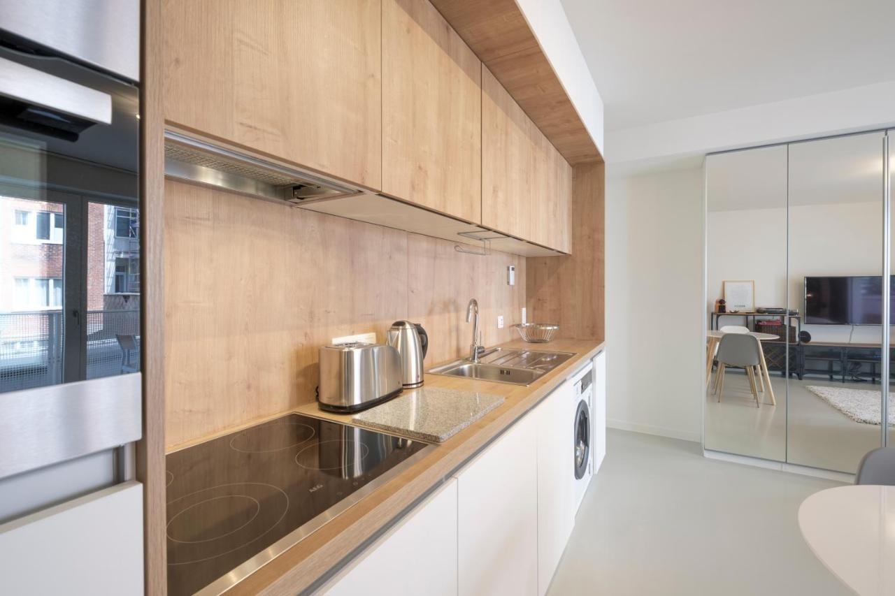 Ferienwohnung Mini Loft With Terrace Brüssel Exterior foto