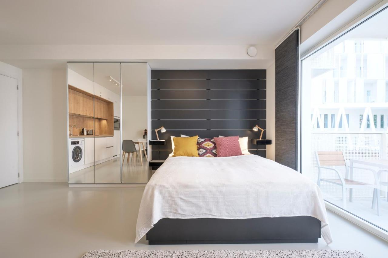 Ferienwohnung Mini Loft With Terrace Brüssel Exterior foto